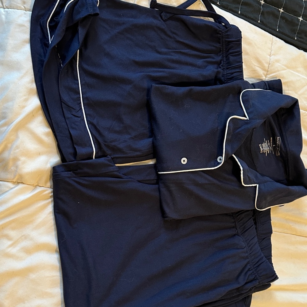 Women's Navy Blue Pajama Set